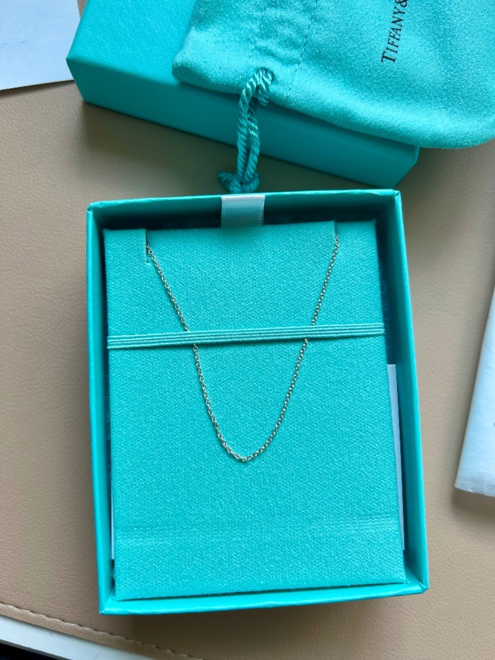 Tiffany Sterling Pendant Chain, 20 inches